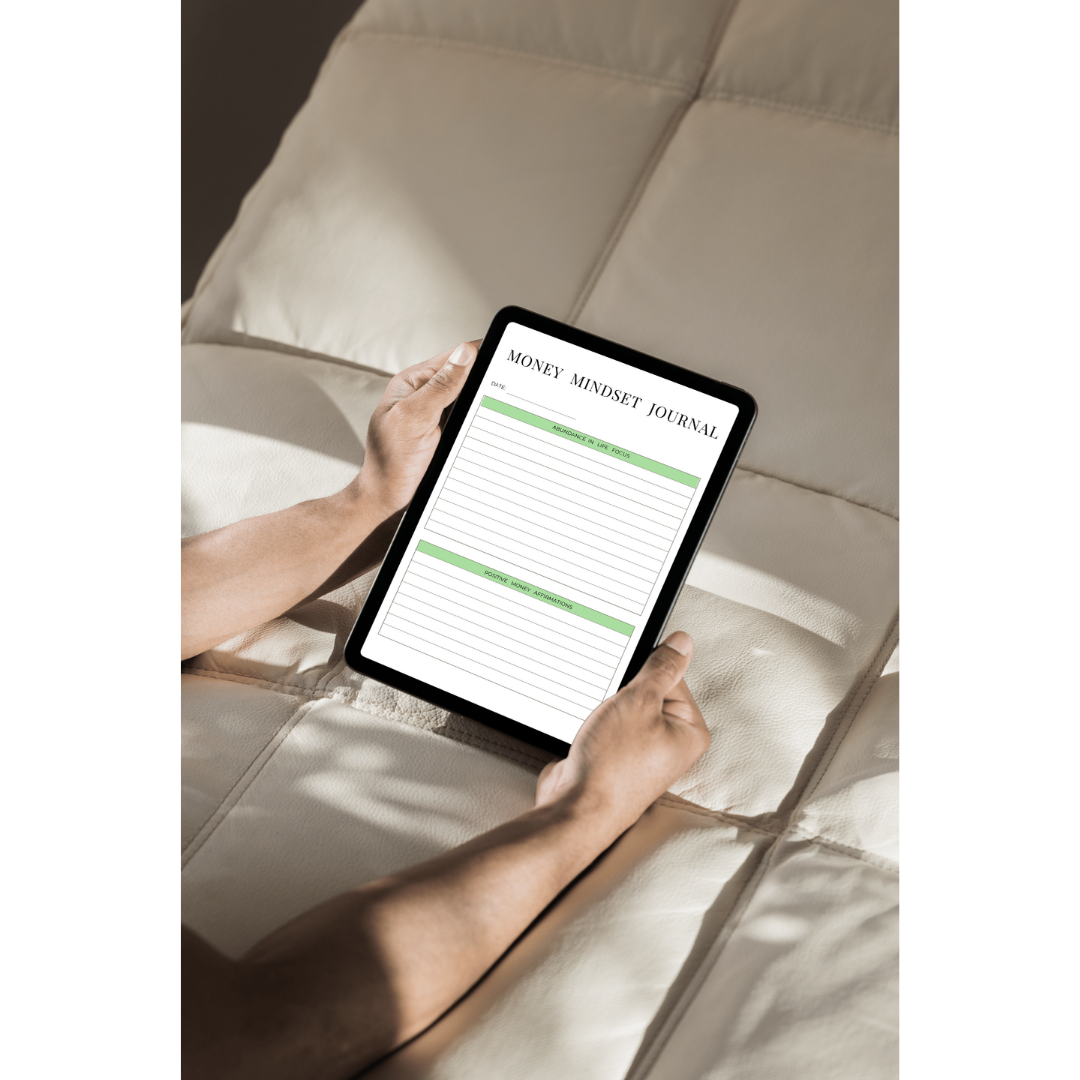 Money Mindset Journal — Affirmations, Prompts & Financial Tracking (50 Pages)