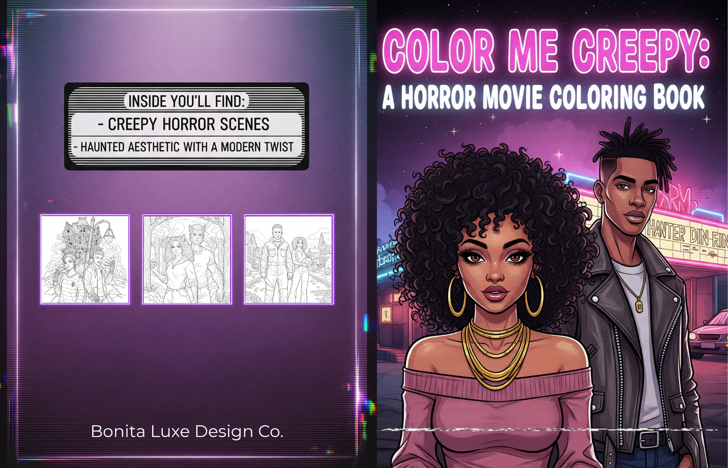 Color Me Creepy: A Horror Movie Coloring Book