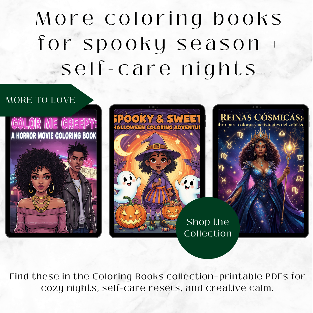 HAUNTED ZODIAC — Halloween Zodiac Coloring Book (26 Pages)