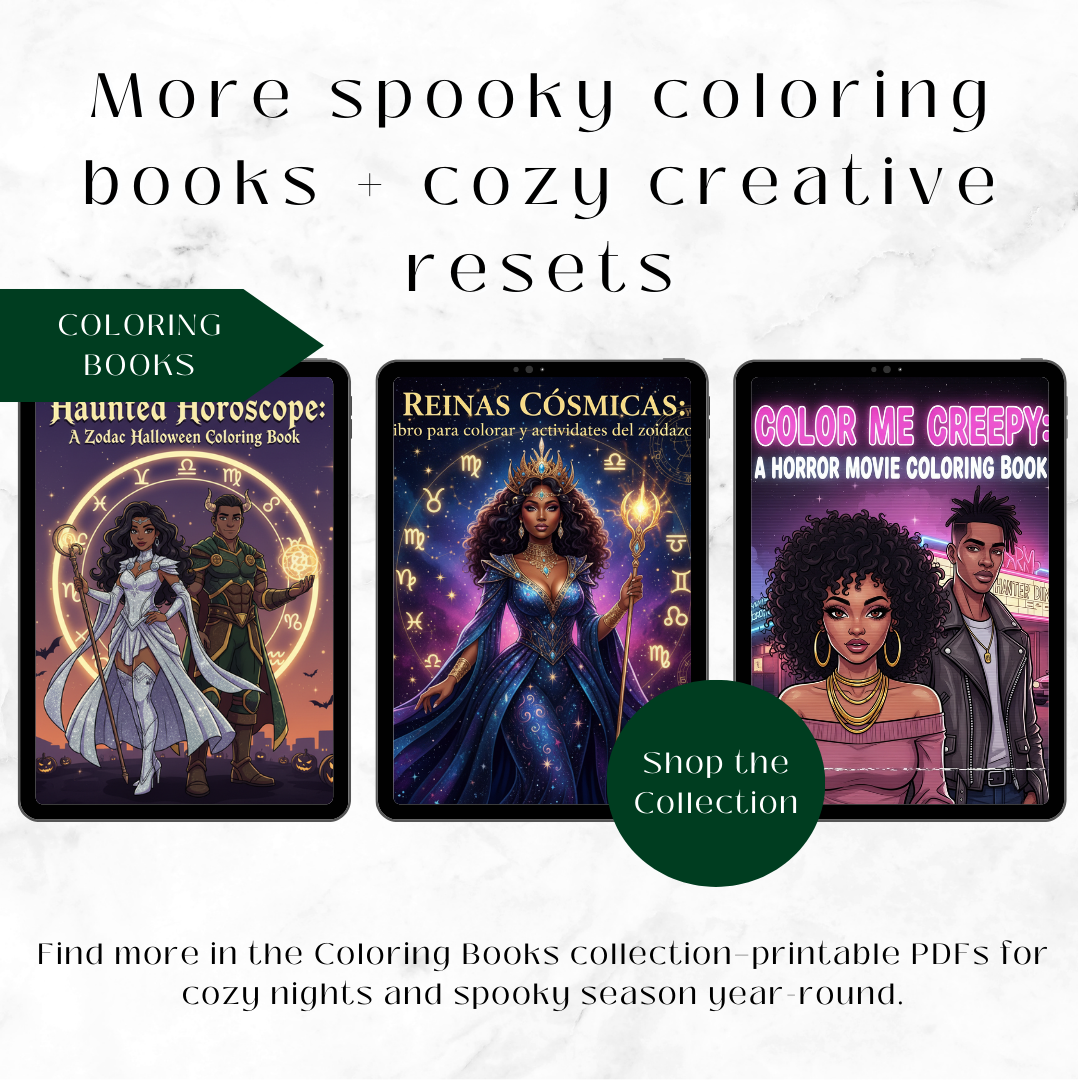 COSMIC QUEENS — Zodiac Self-Love Coloring & Activity Book (56 Pages)