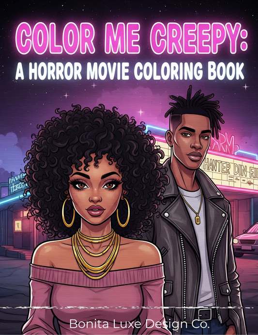 Color Me Creepy: A Horror Movie Coloring Book