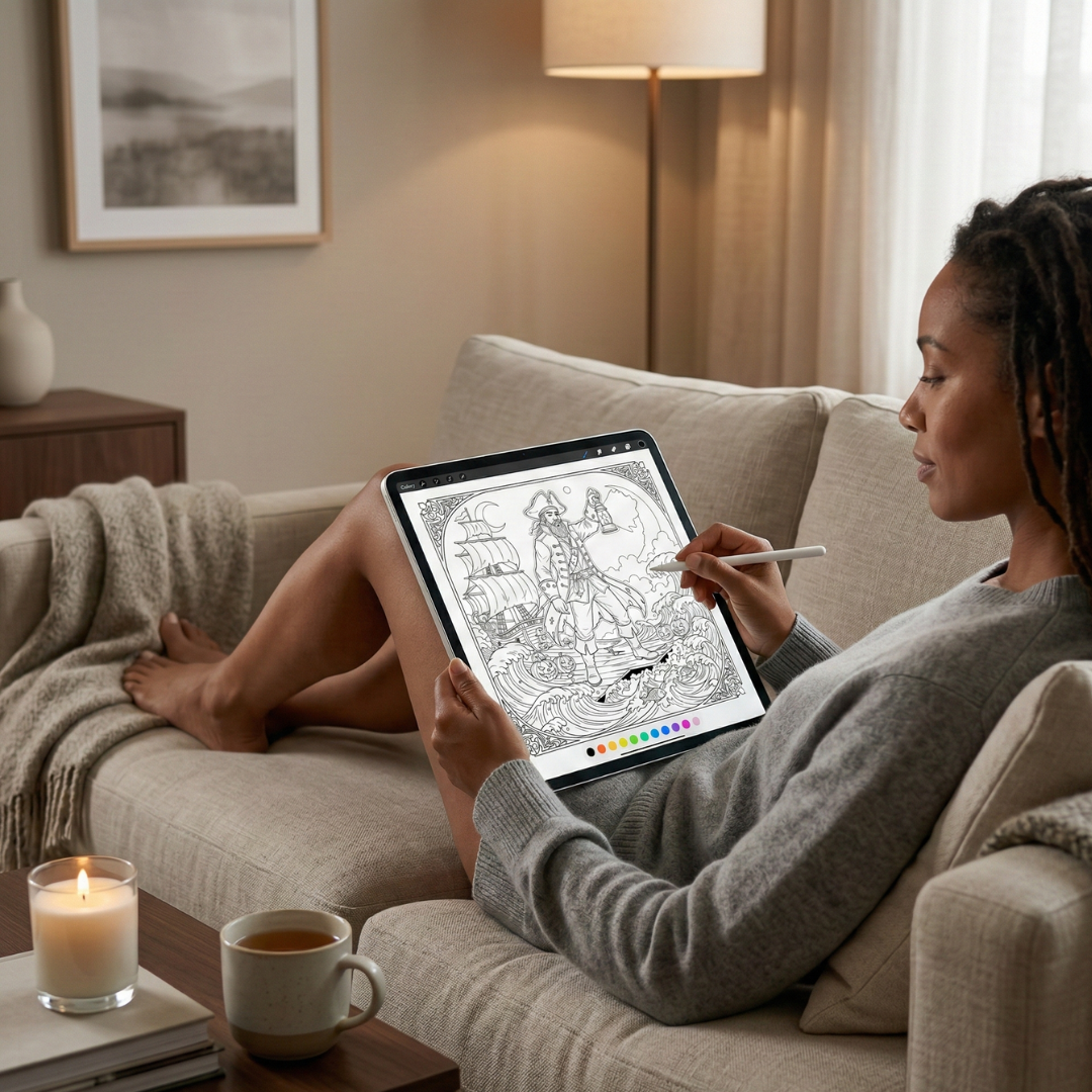 HAUNTED ZODIAC — Halloween Zodiac Coloring Book (26 Pages)