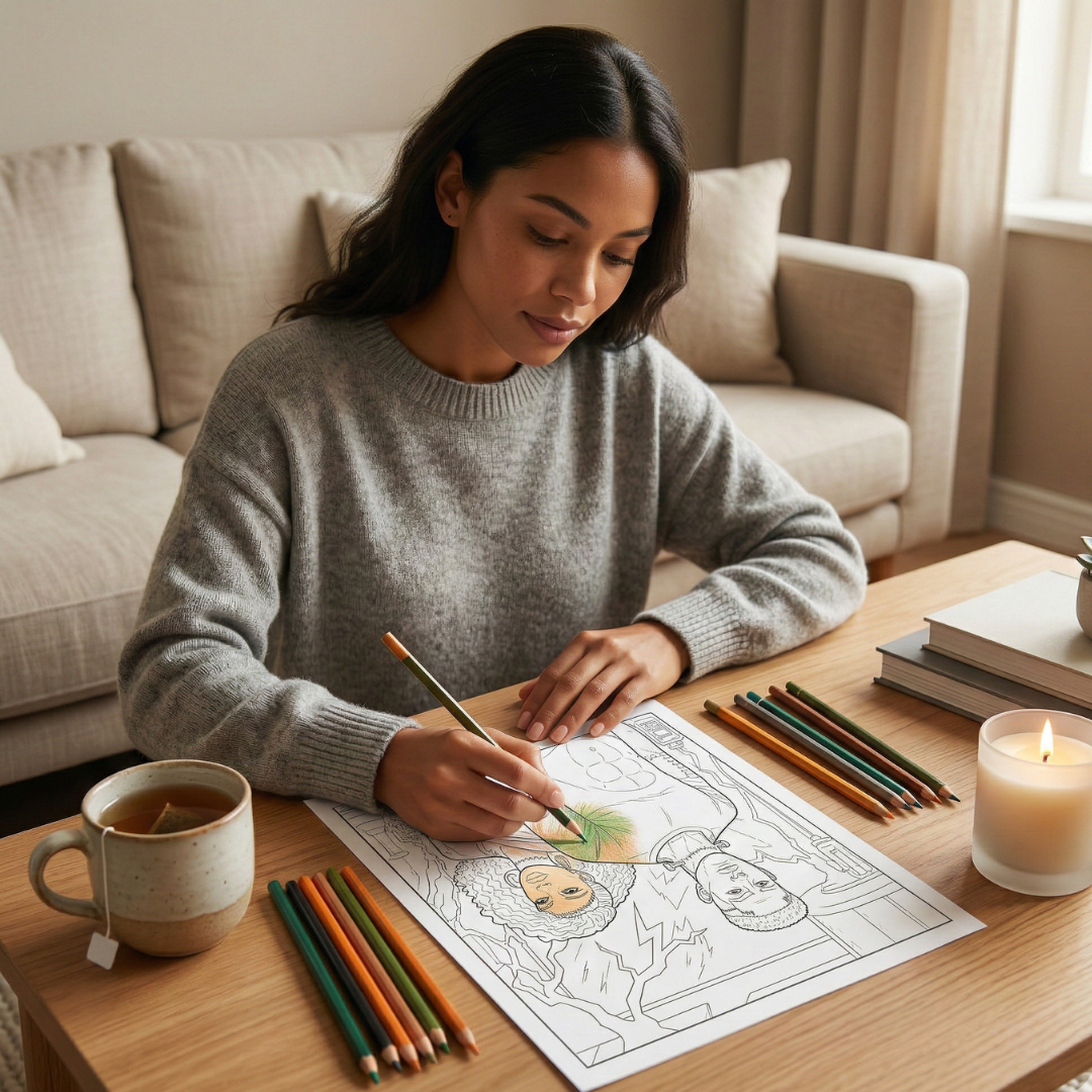 COLOR ME CREEPY — Slasher-Inspired Coloring Book (28 Pages)