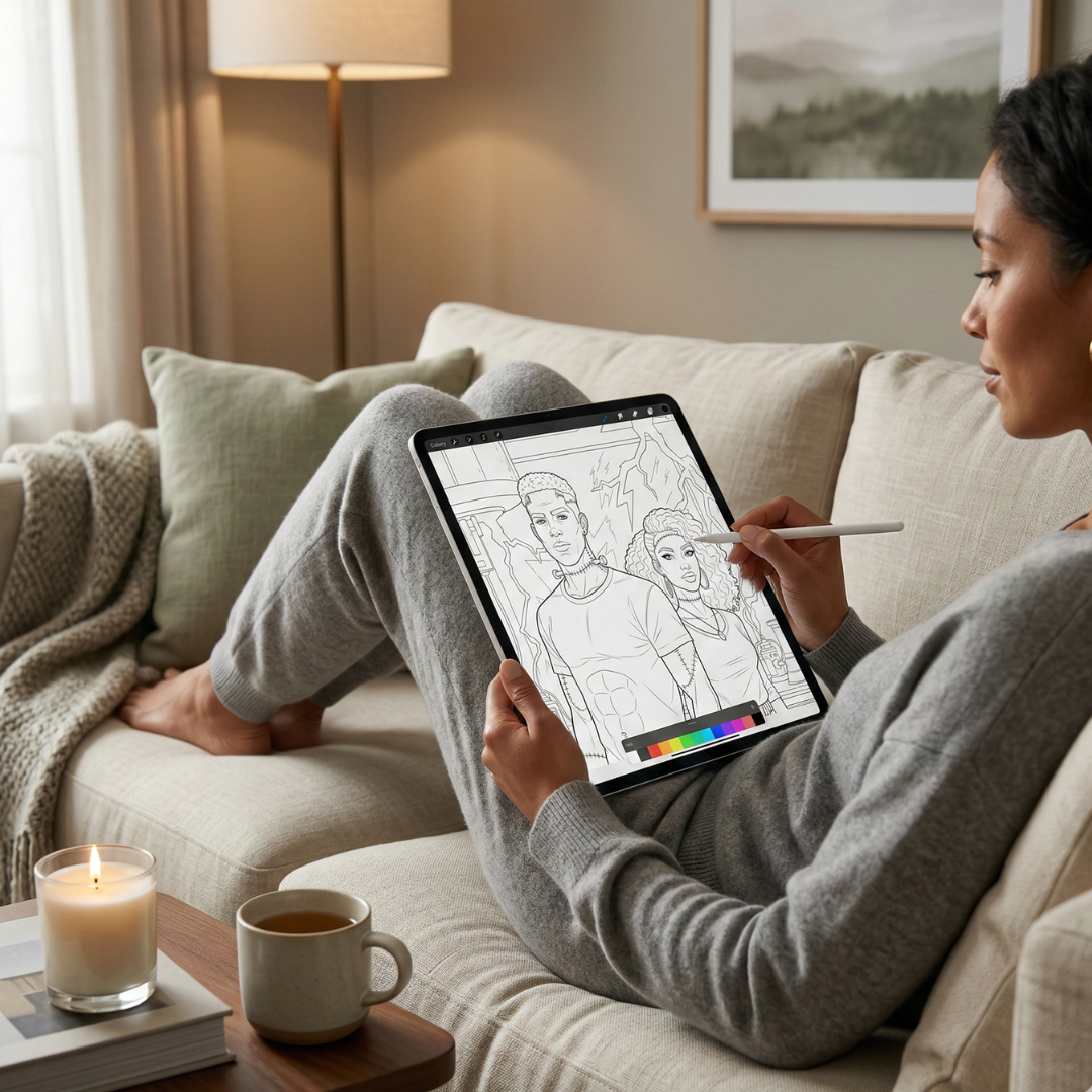 COLOR ME CREEPY — Slasher-Inspired Coloring Book (28 Pages)