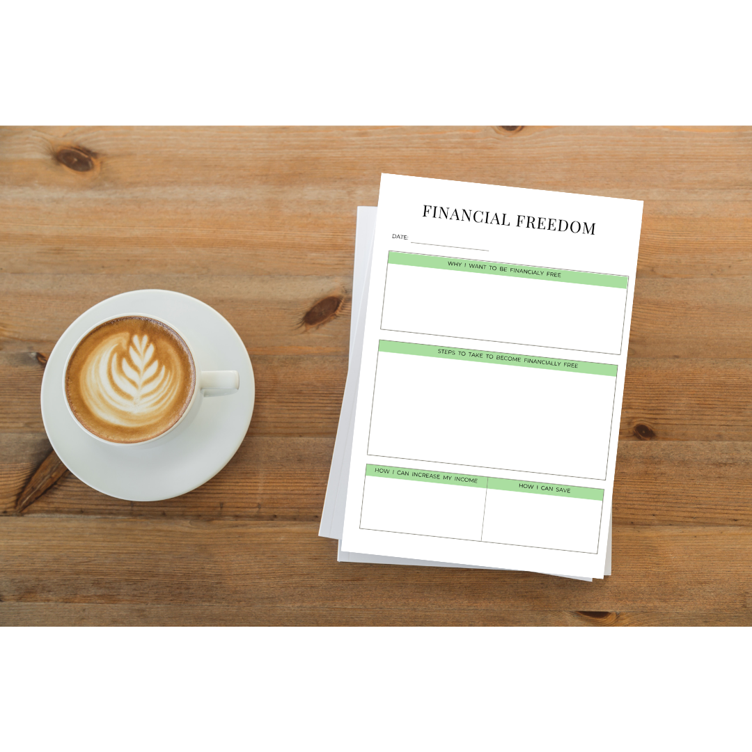 Money Mindset Journal — Affirmations, Prompts & Financial Tracking (50 Pages)